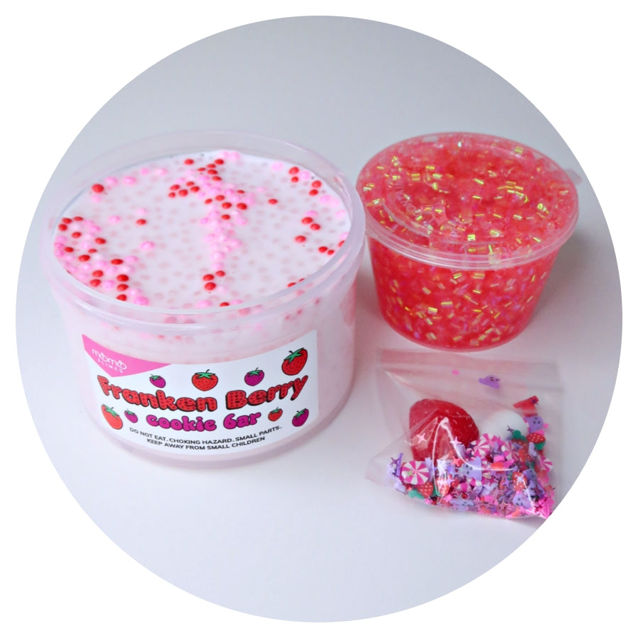 Franken Berry Cookie Bar Slime – Momo Slimes