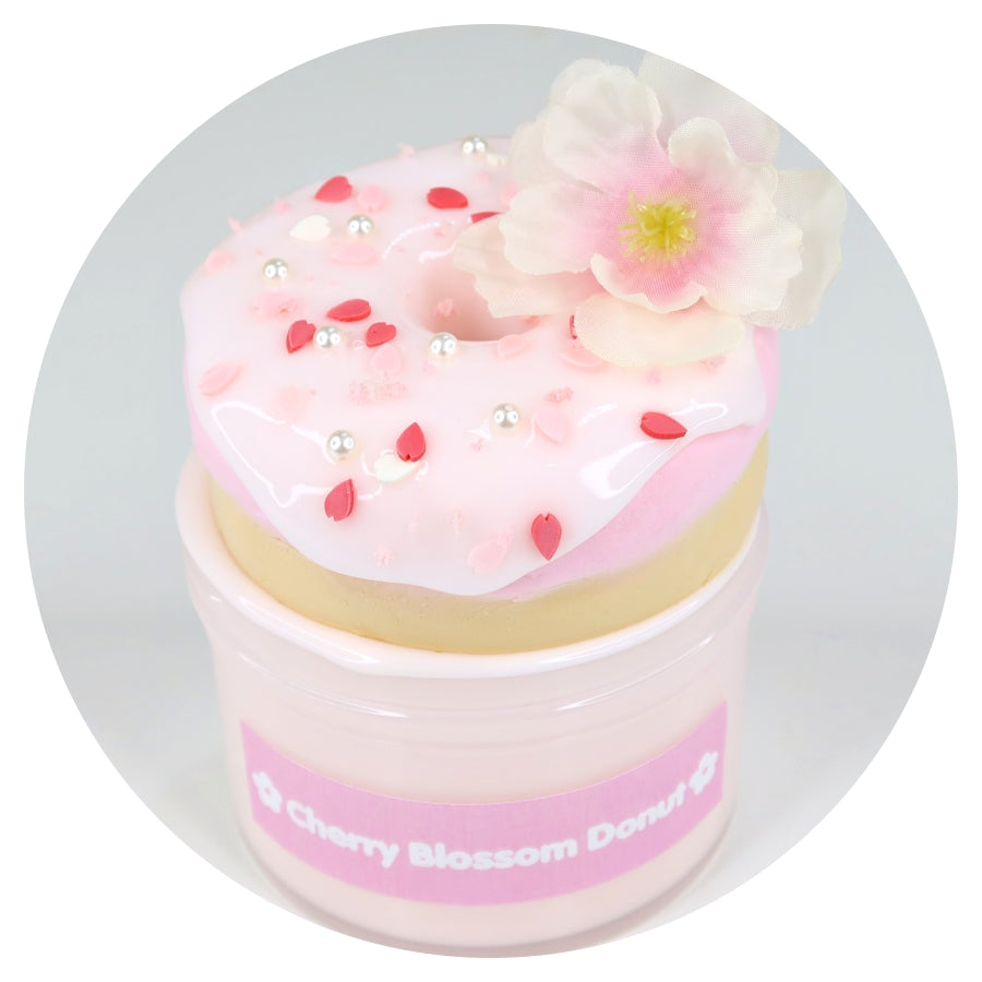 Cherry Blossom Donut DIY Slime Kit Momo Slimes