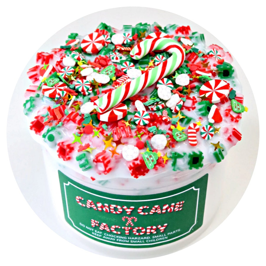 Candy Cane Factory Slime