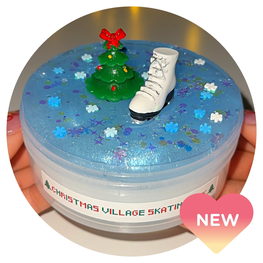 Christmas Village Skating Rink Slime