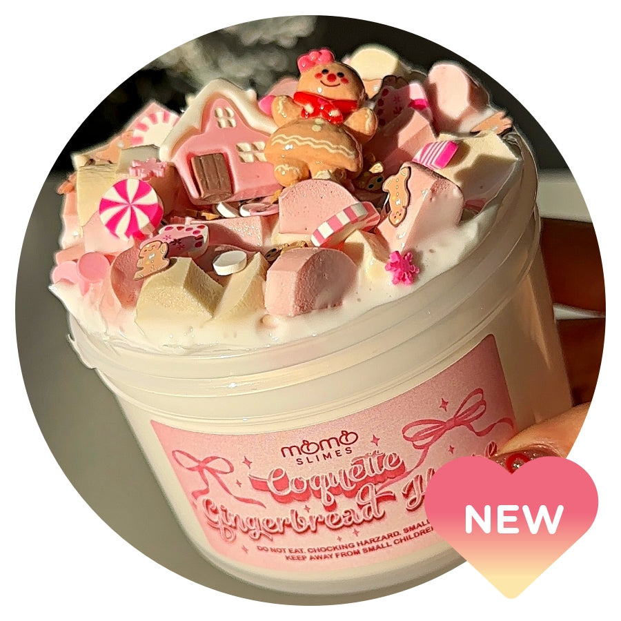 Coquette Gingerbread House Slime