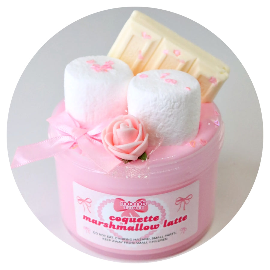 Coquette Marshmallow Latte DIY Slime Kit – Momo Slimes