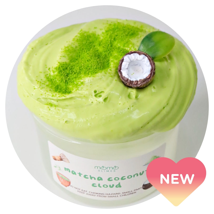 Matcha Coconut Cloud Slime