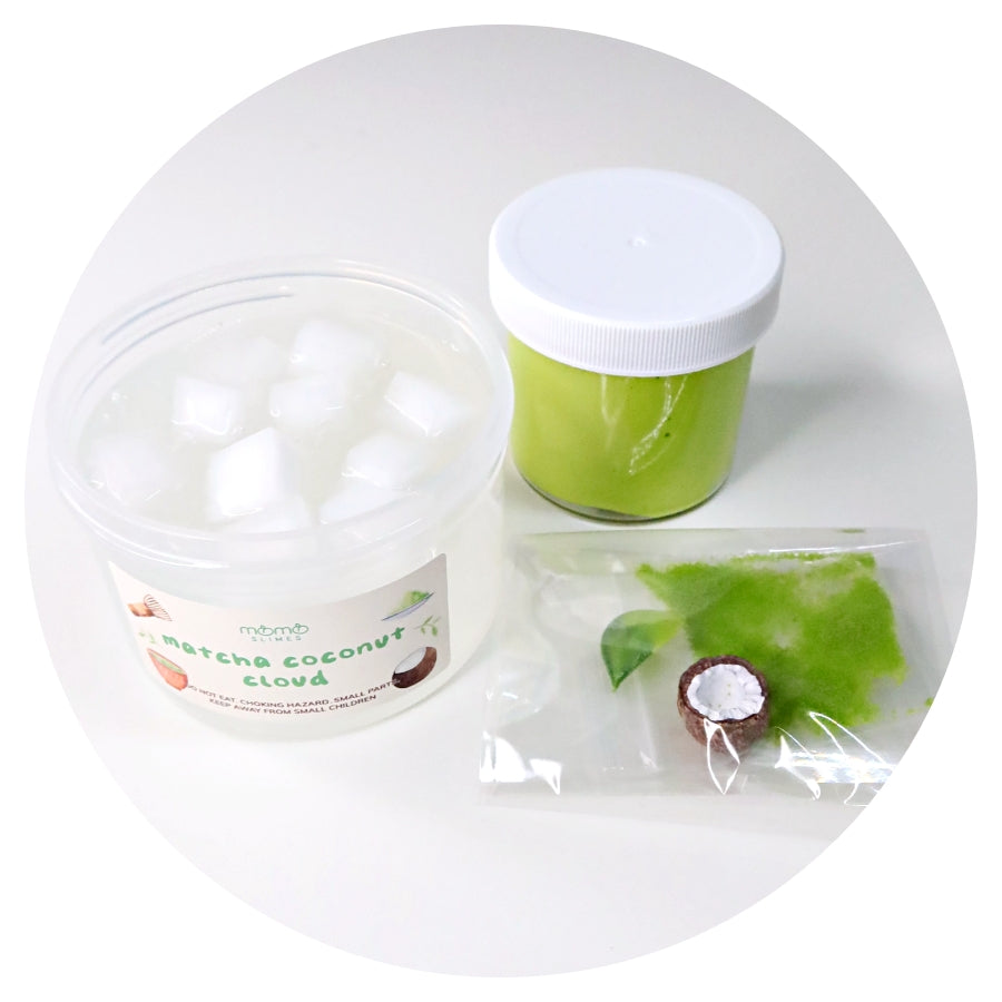 Matcha Coconut Cloud Slime