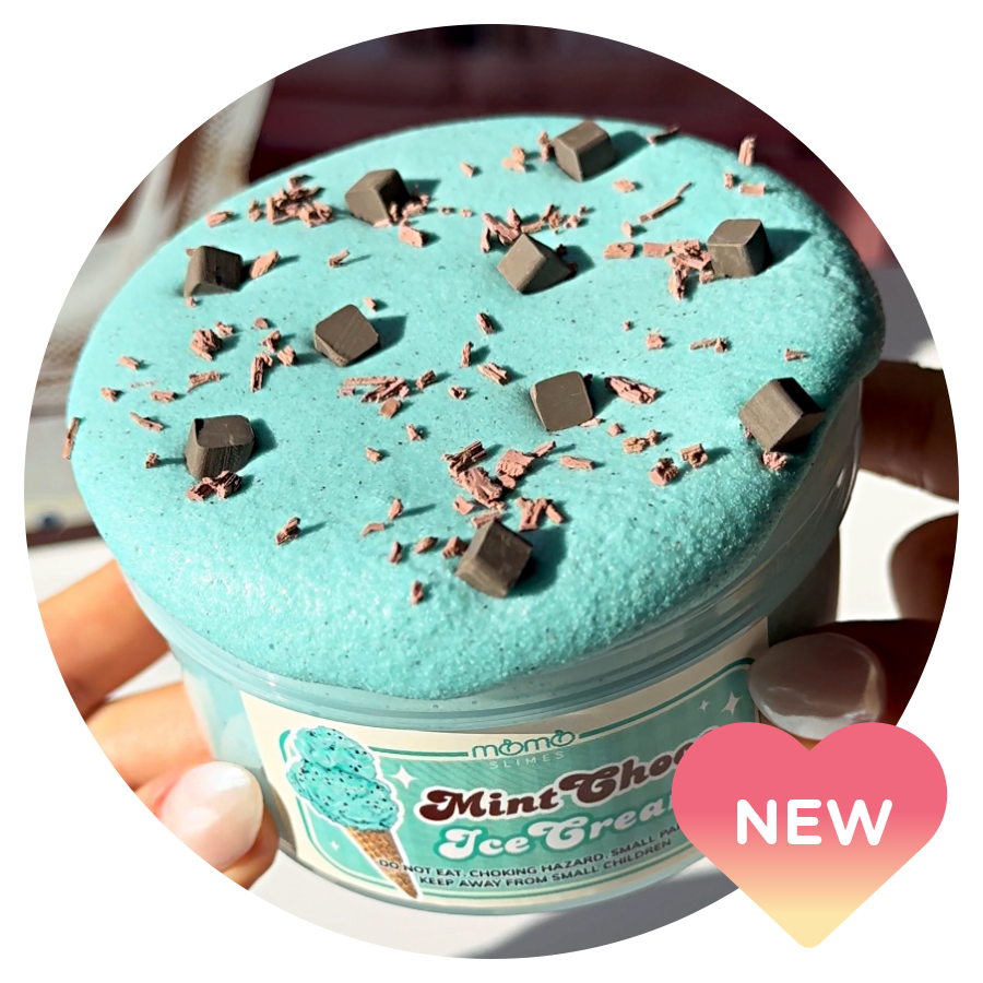 Mint Choco Ice Cream Slime – Momo Slimes