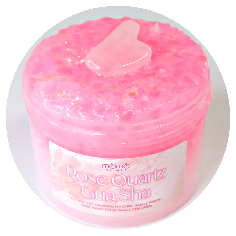 ☆　モモリンチョ★様│クリーム &ローション、エマルジョン　サンプロ、ルース２ Rose Quartz Gua Sha Slime – Momo Slimes