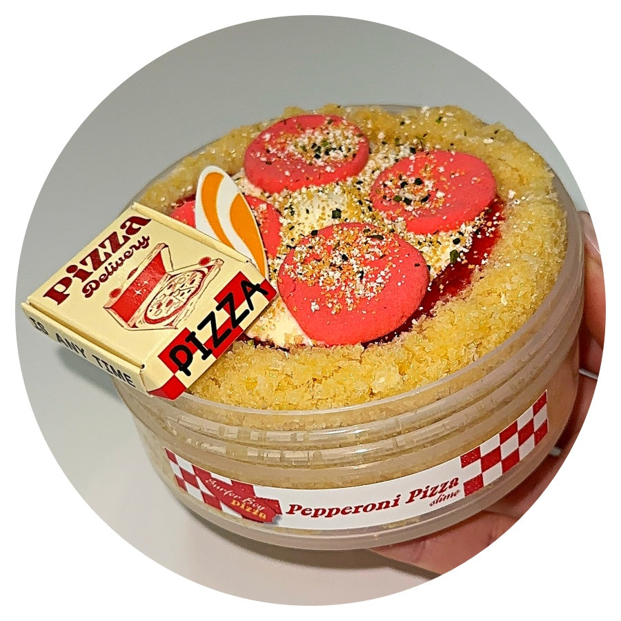 Slimer Boy Pepperoni Pizza DIY Slime Kit