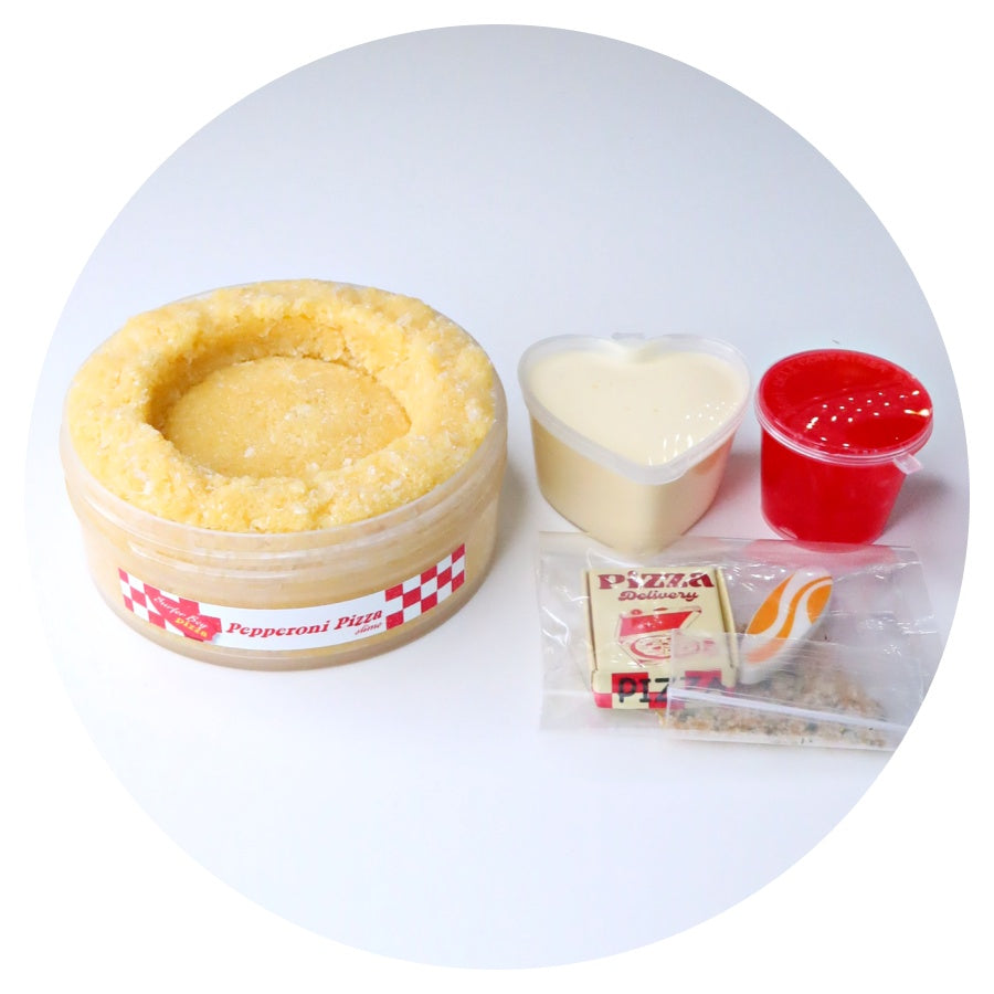 Slimer Boy Pepperoni Pizza DIY Slime Kit