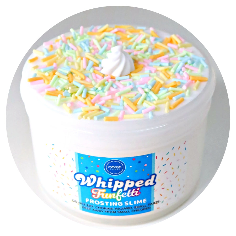 Whipped Funfetti Frosting Slime
