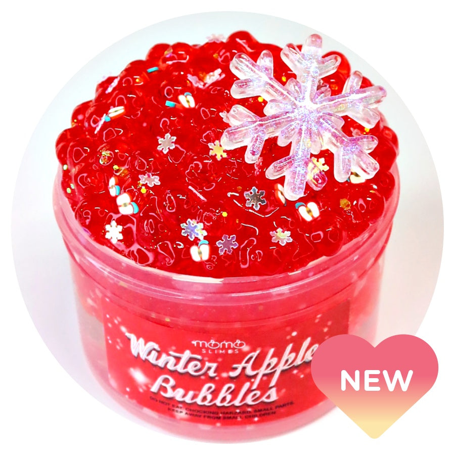 Winter Apple Bubbles Slime