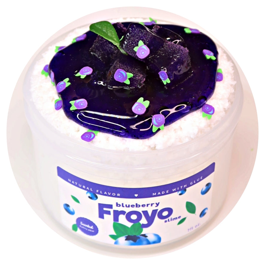 Blueberry Froyo Slime
