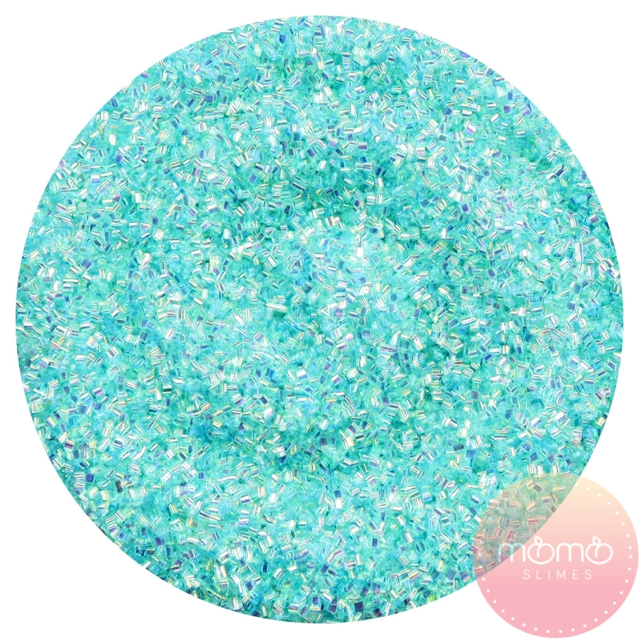500g Iridescent Bingsu Beads for Crunchy Slime and DIY craft - bulk size, 5 colors (pink,yellow,white,blue,orange)