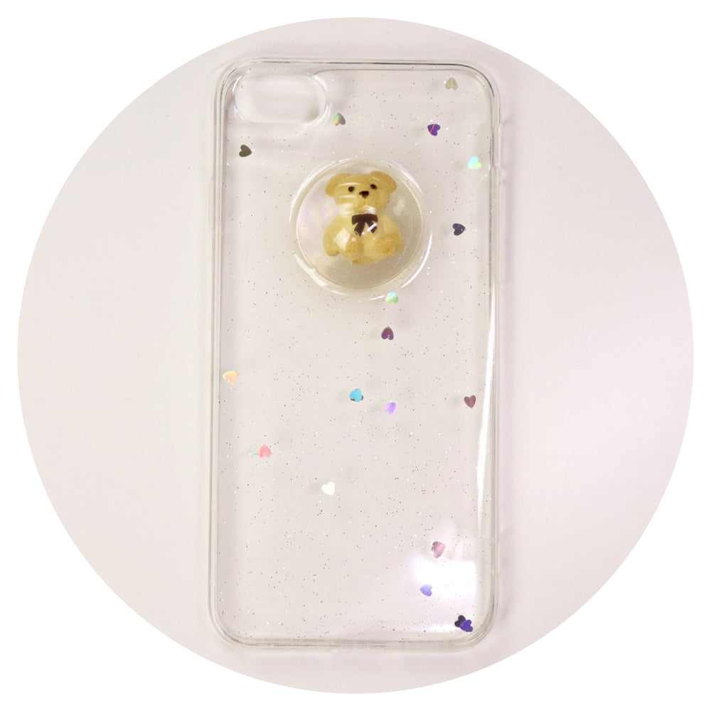 Brown Teddy Bear Clear Iphone Case (8)
