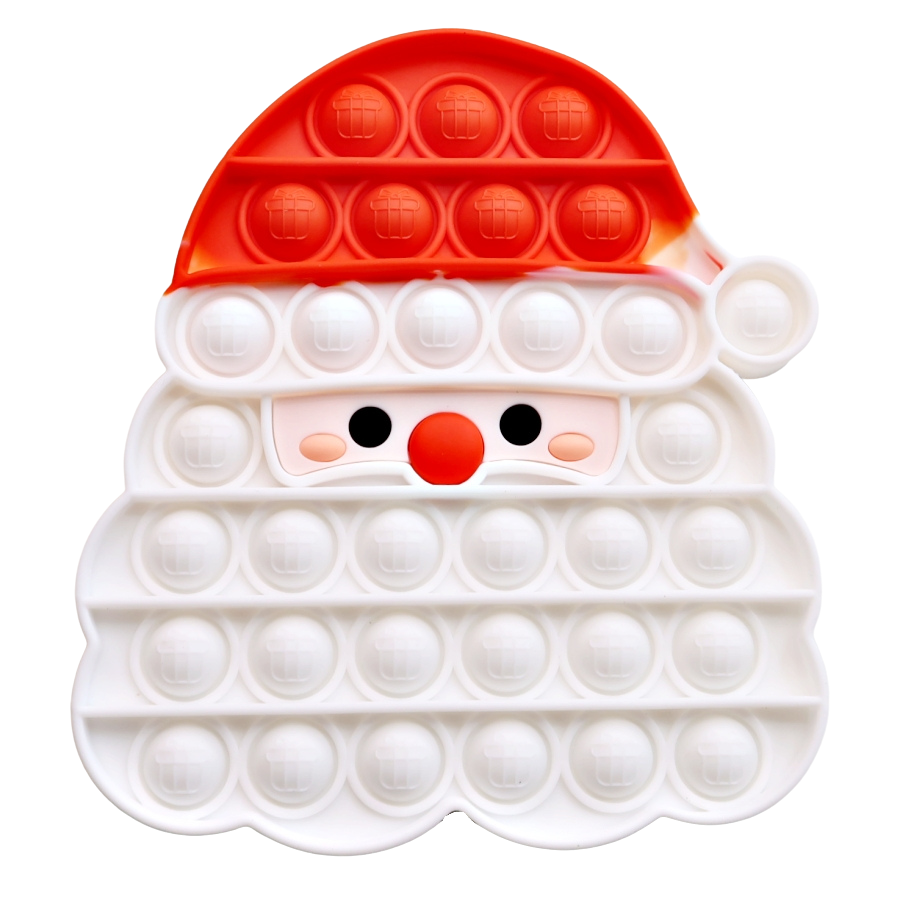 Christmas Santa Push Pop Bubble Fidget Toy