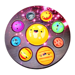 Solar System Random Color Dimple Fidget Toy