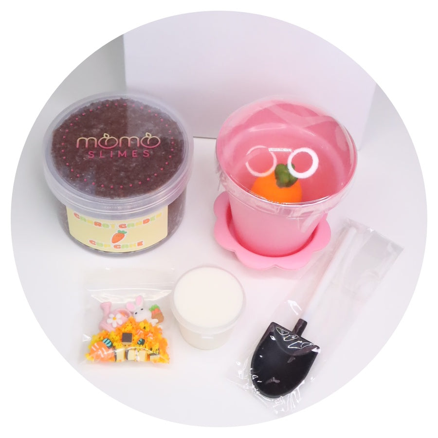 Carrot Garden Cupcake DIY Slime Kit