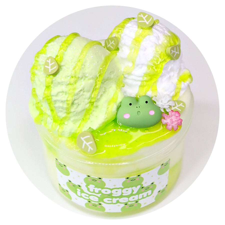 Froggy Ice Cream DIY Slime Kit Momo Slimes
