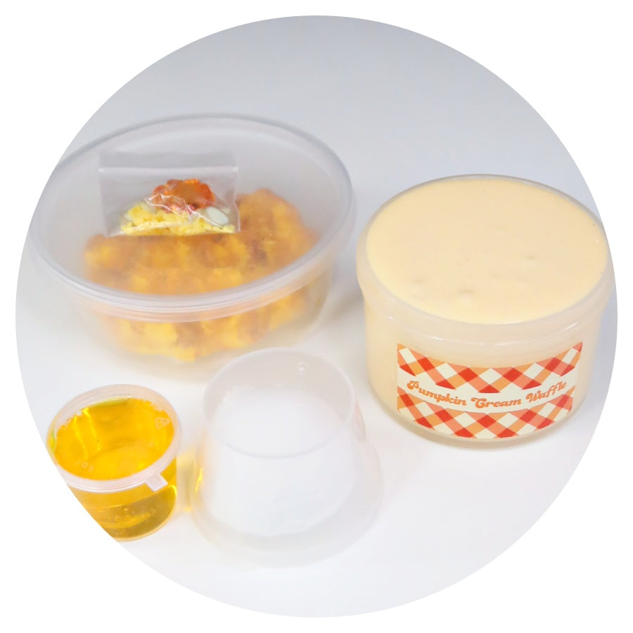 Pumpkin Cream Waffle DIY Slime Kit