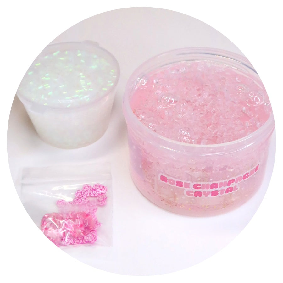 Rose Champagne Crystal Slime